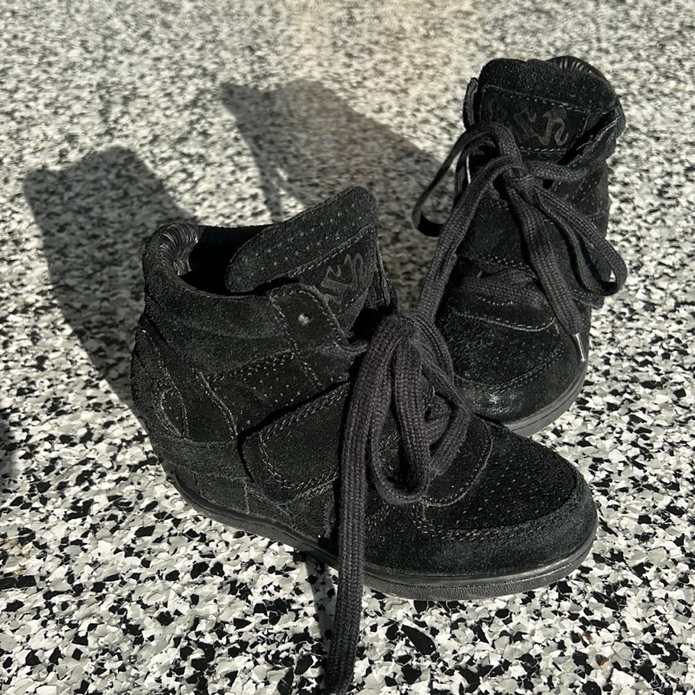 Ash platform sneakers